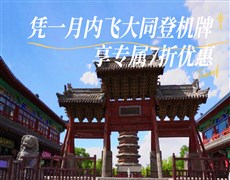 【大同飛專享】應(yīng)縣木塔-懸空寺 往返景區(qū)直通車（憑登機(jī)牌驗(yàn)券核銷）